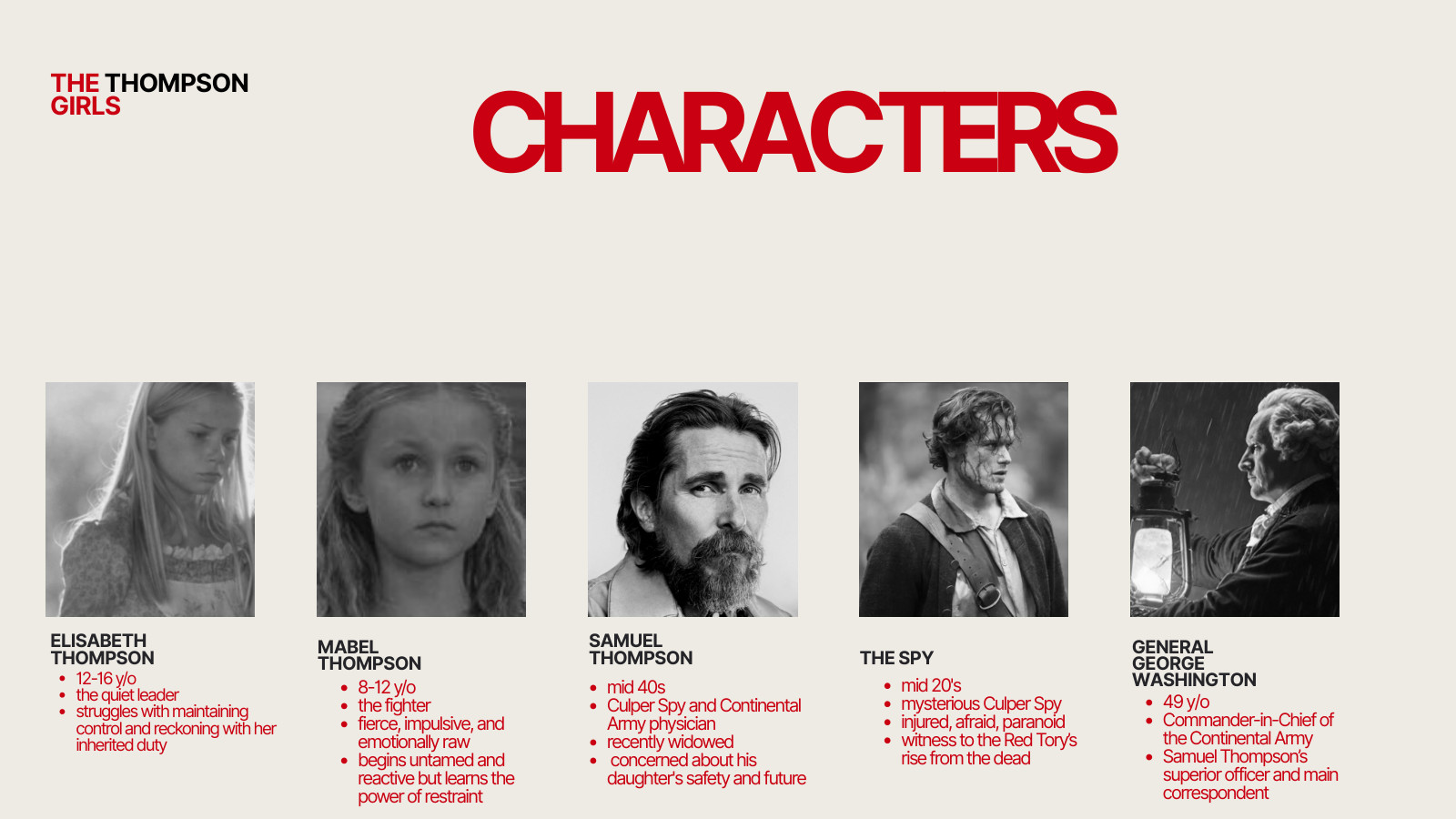 The Thompson Girls pitch deck, page 6 of 12